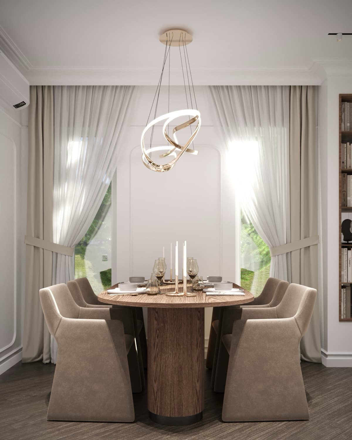 Кухня-столовая-гостиная 35,3 м²